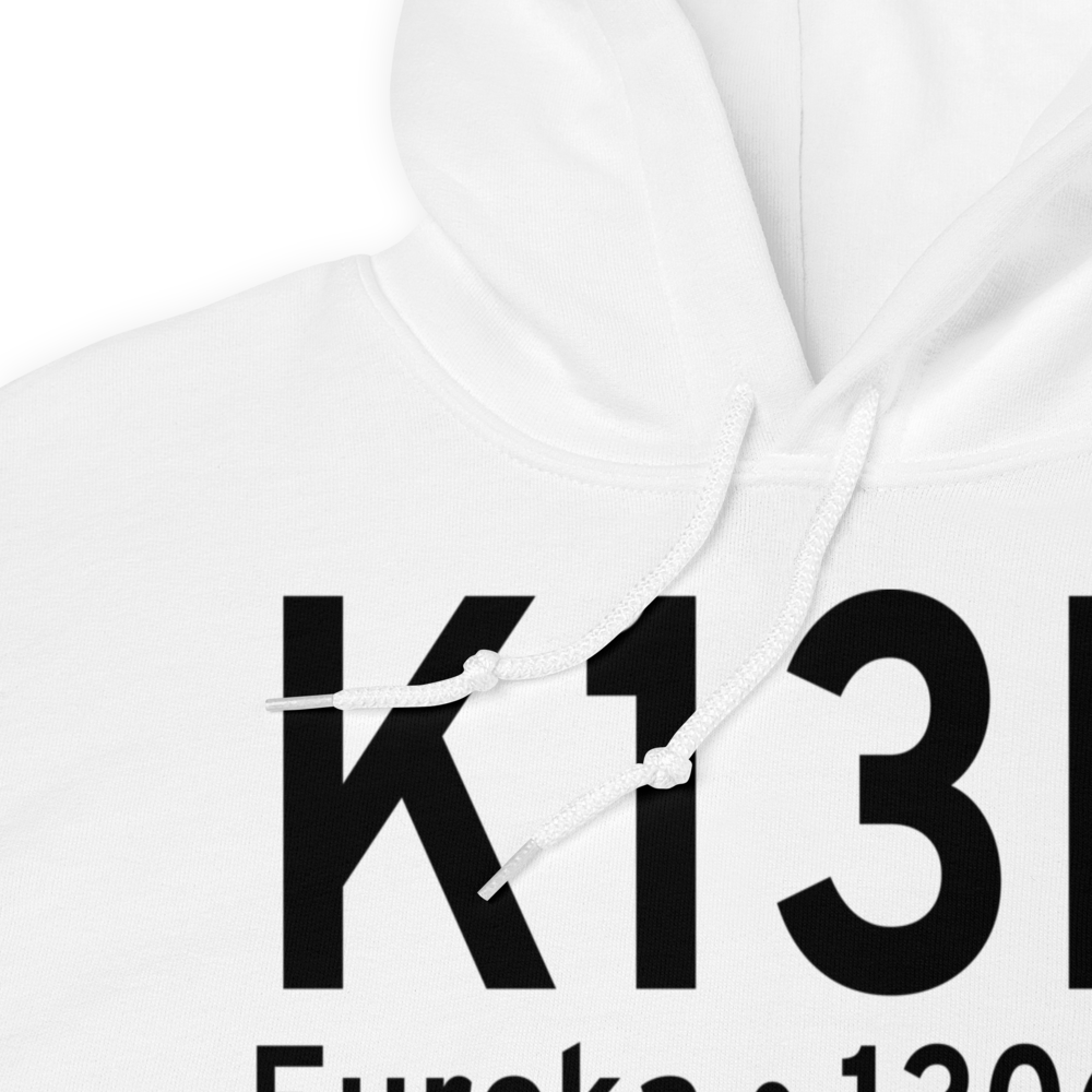 Eureka Municipal Airport (K13K) ICAO Hoodie Sweatshirt 