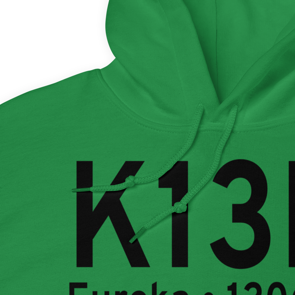 Eureka Municipal Airport (K13K) ICAO Hoodie Sweatshirt 