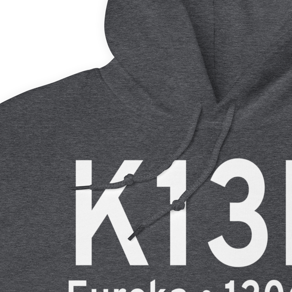 Eureka Municipal Airport (K13K) ICAO Hoodie Sweatshirt 