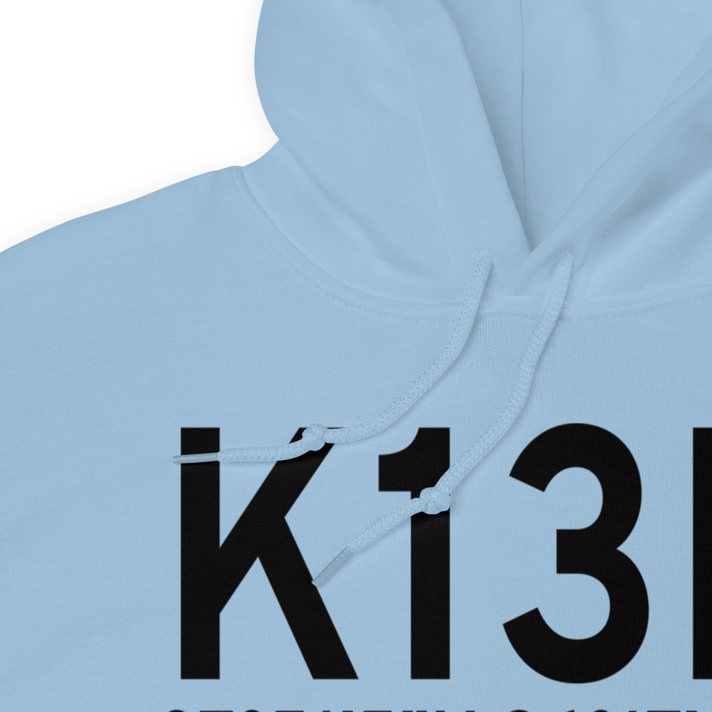 Eureka Municipal Airport (K13K) ICAO Hoodie Sweatshirt 