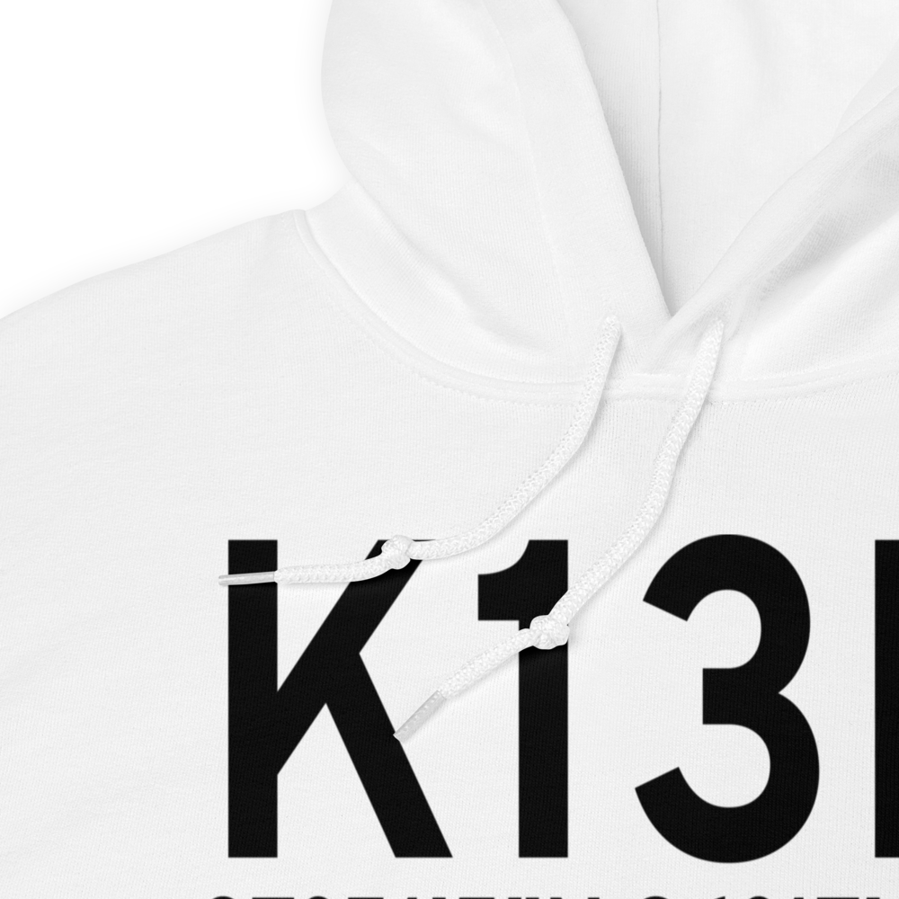Eureka Municipal Airport (K13K) ICAO Hoodie Sweatshirt 