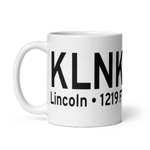 Lincoln Airport (KLNK) ICAO Mug
