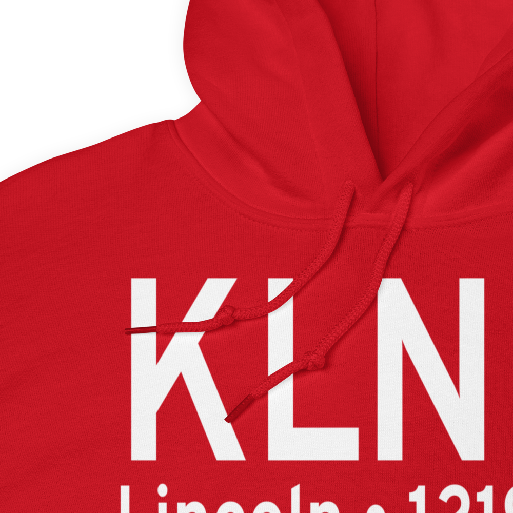 Lincoln Airport (KLNK) ICAO Hoodie Sweatshirt 