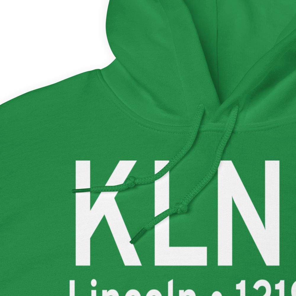 Lincoln Airport (KLNK) ICAO Hoodie Sweatshirt 