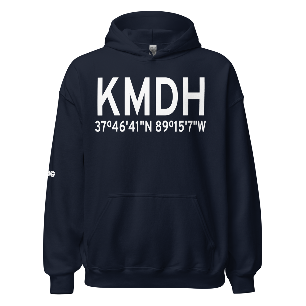 Southern Illinois Airport (KMDH) ICAO Hoodie Sweatshirt 
