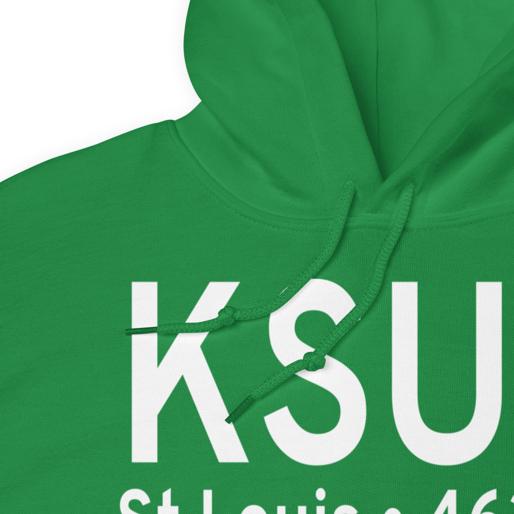 Spirit of St Louis Airport (KSUS) ICAO Hoodie Sweatshirt 