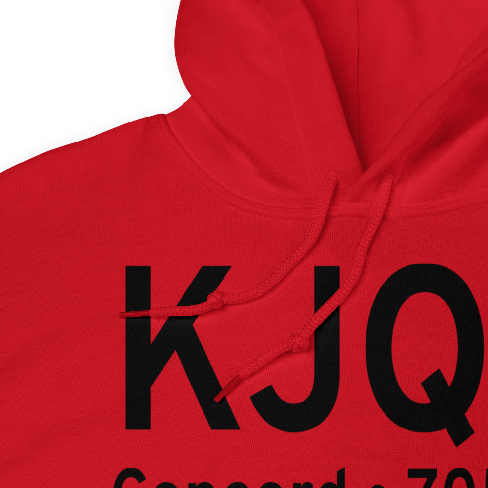 Concord-Padgett Regional Airport (KJQF) ICAO Hoodie Sweatshirt 