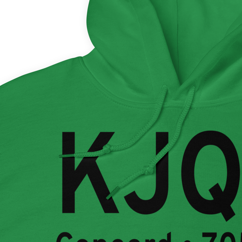 Concord-Padgett Regional Airport (KJQF) ICAO Hoodie Sweatshirt 