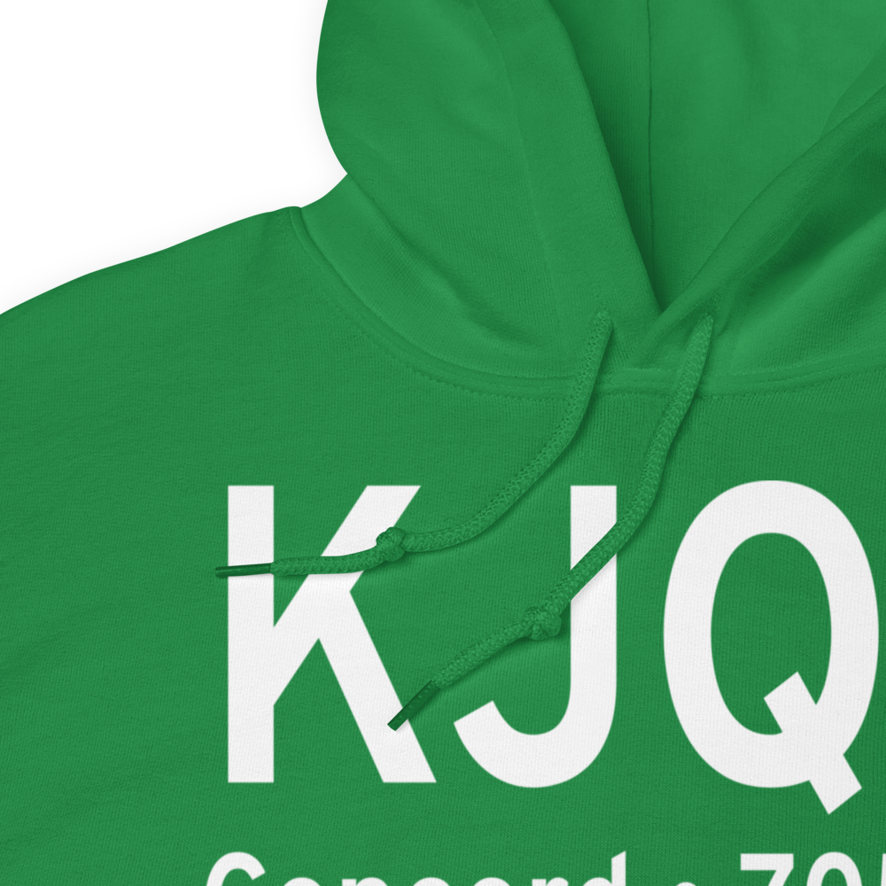 Concord-Padgett Regional Airport (KJQF) ICAO Hoodie Sweatshirt 