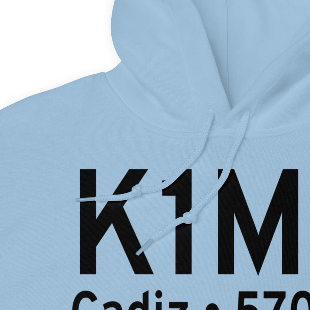 Lake Barkley State Park Airport (K1M9) ICAO Hoodie Sweatshirt 