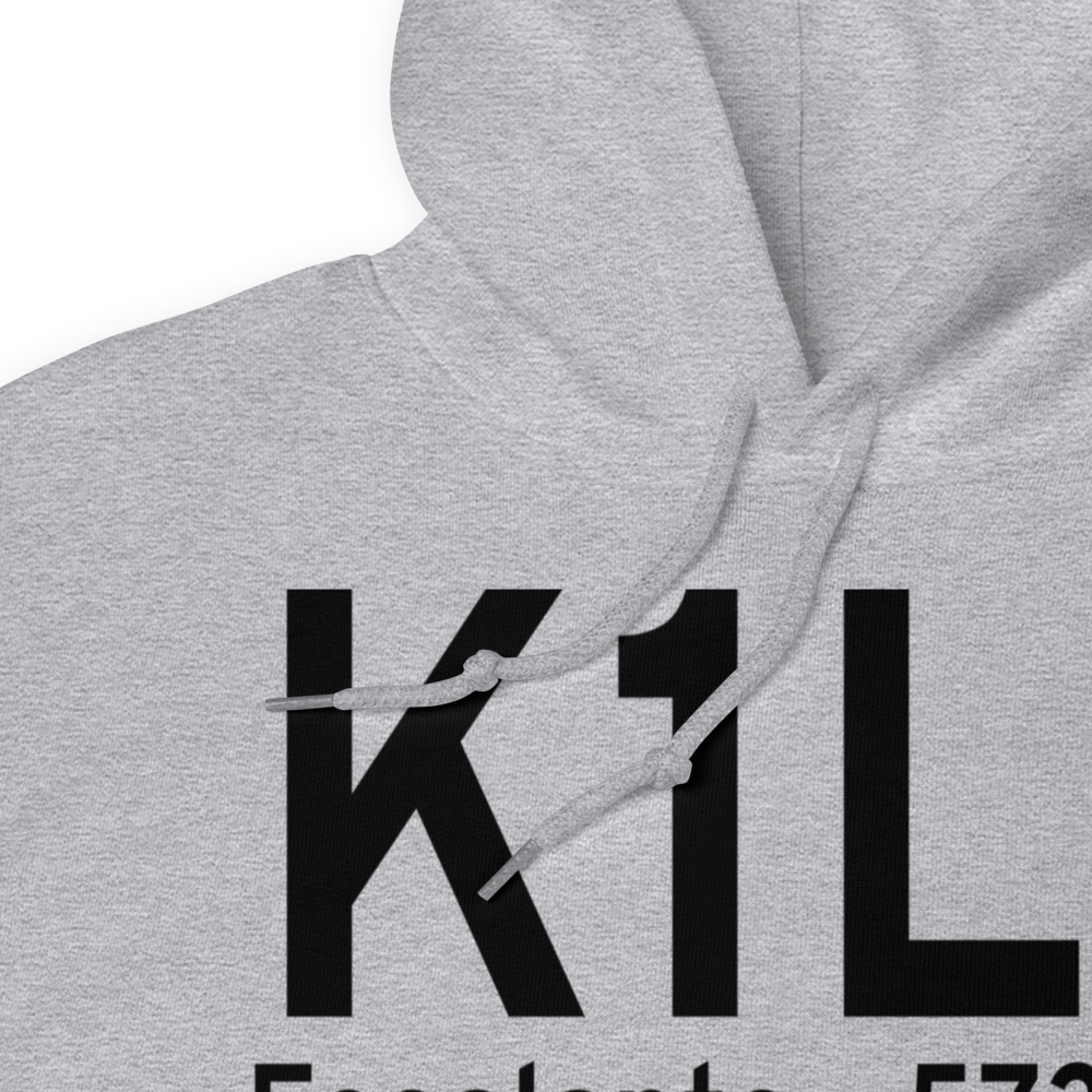 Escalante Municipal Airport (K1L7) ICAO Hoodie Sweatshirt 