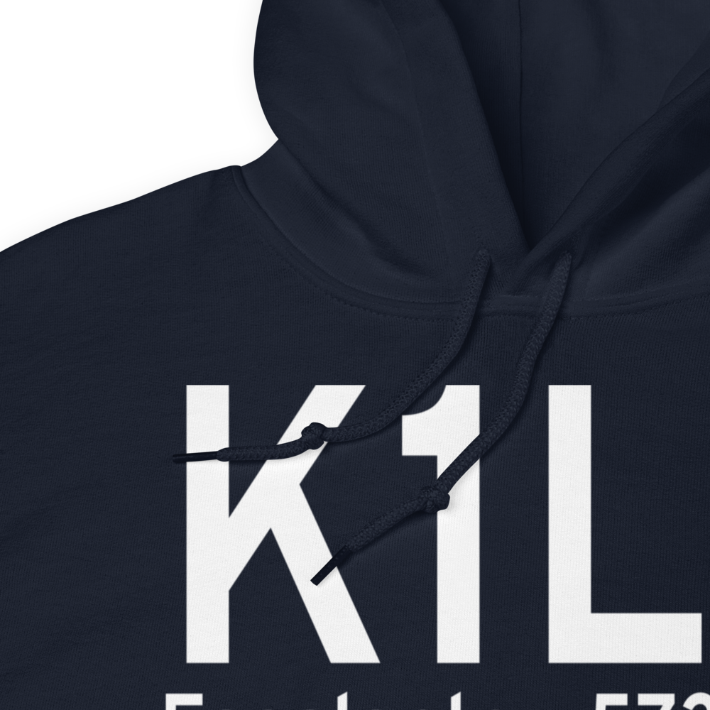 Escalante Municipal Airport (K1L7) ICAO Hoodie Sweatshirt 