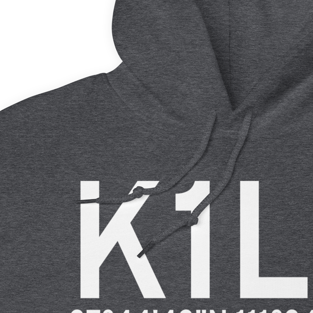 Escalante Municipal Airport (K1L7) ICAO Hoodie Sweatshirt 