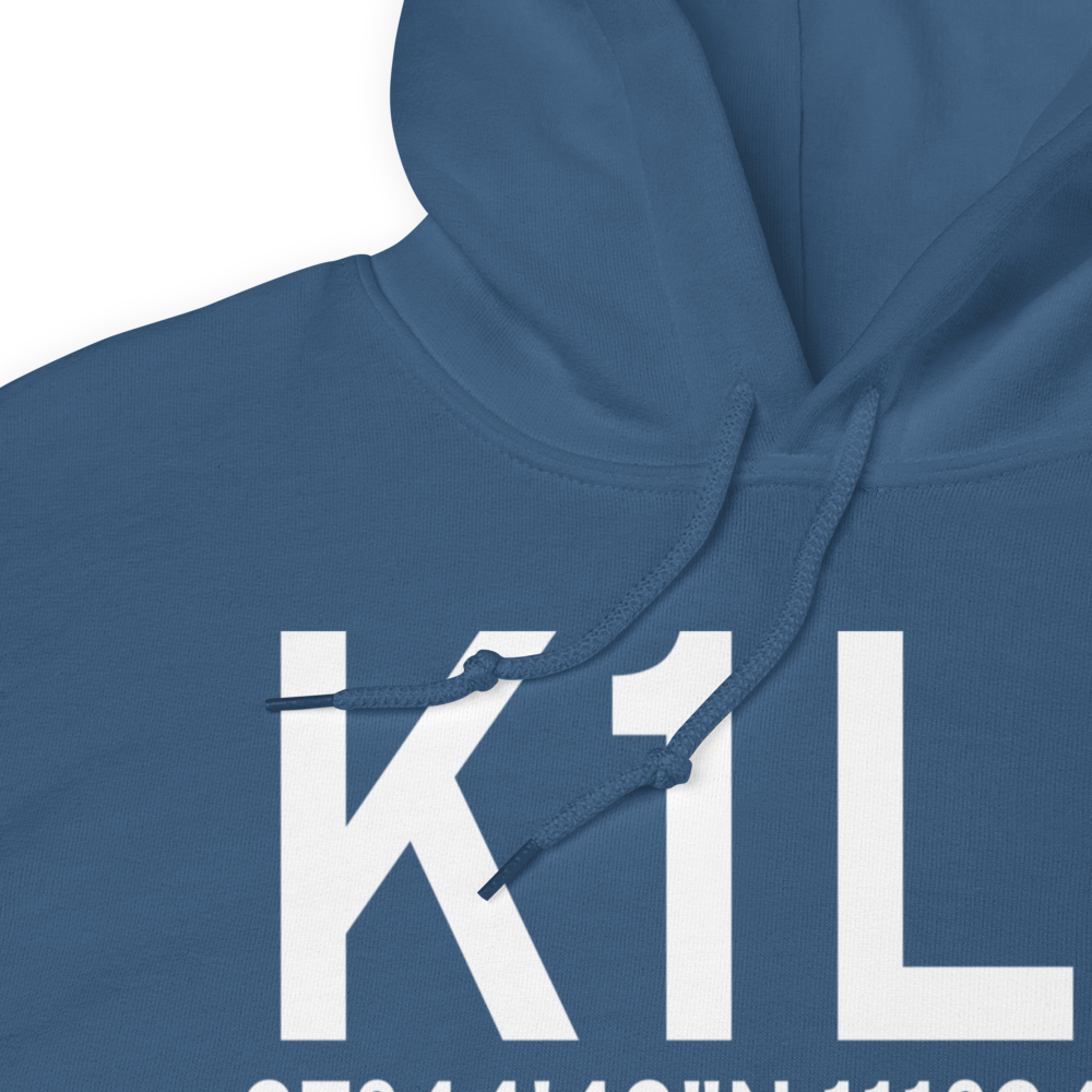 Escalante Municipal Airport (K1L7) ICAO Hoodie Sweatshirt 