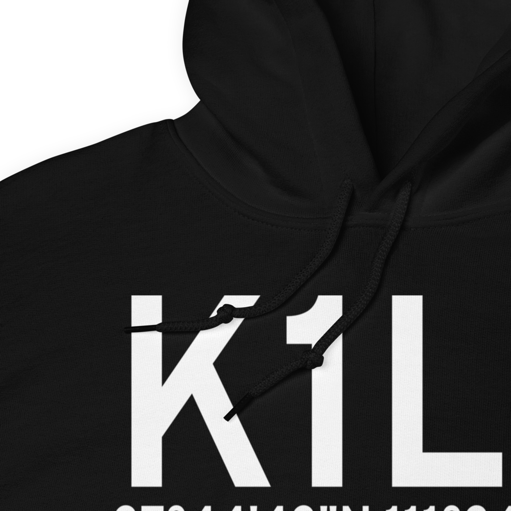 Escalante Municipal Airport (K1L7) ICAO Hoodie Sweatshirt 