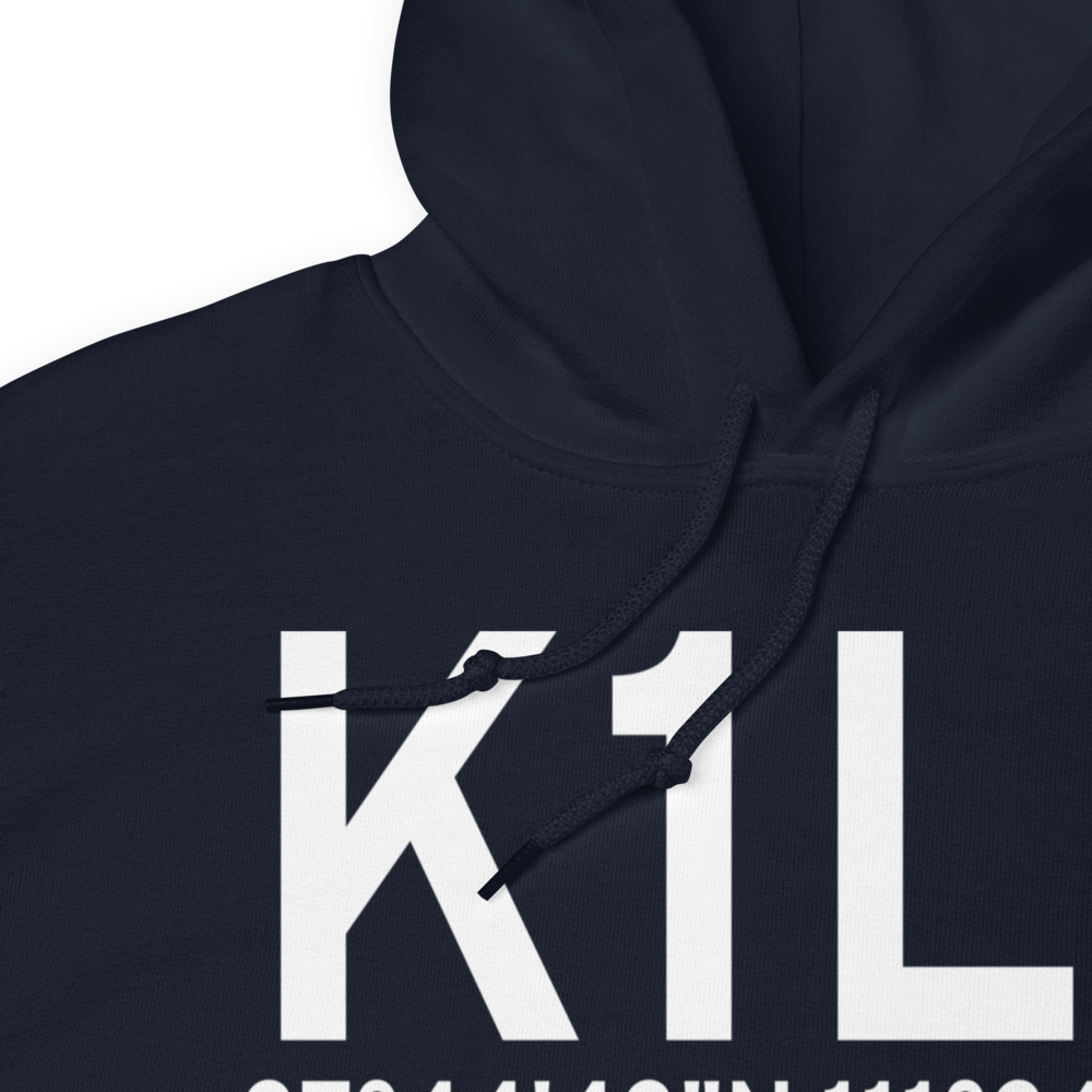 Escalante Municipal Airport (K1L7) ICAO Hoodie Sweatshirt 