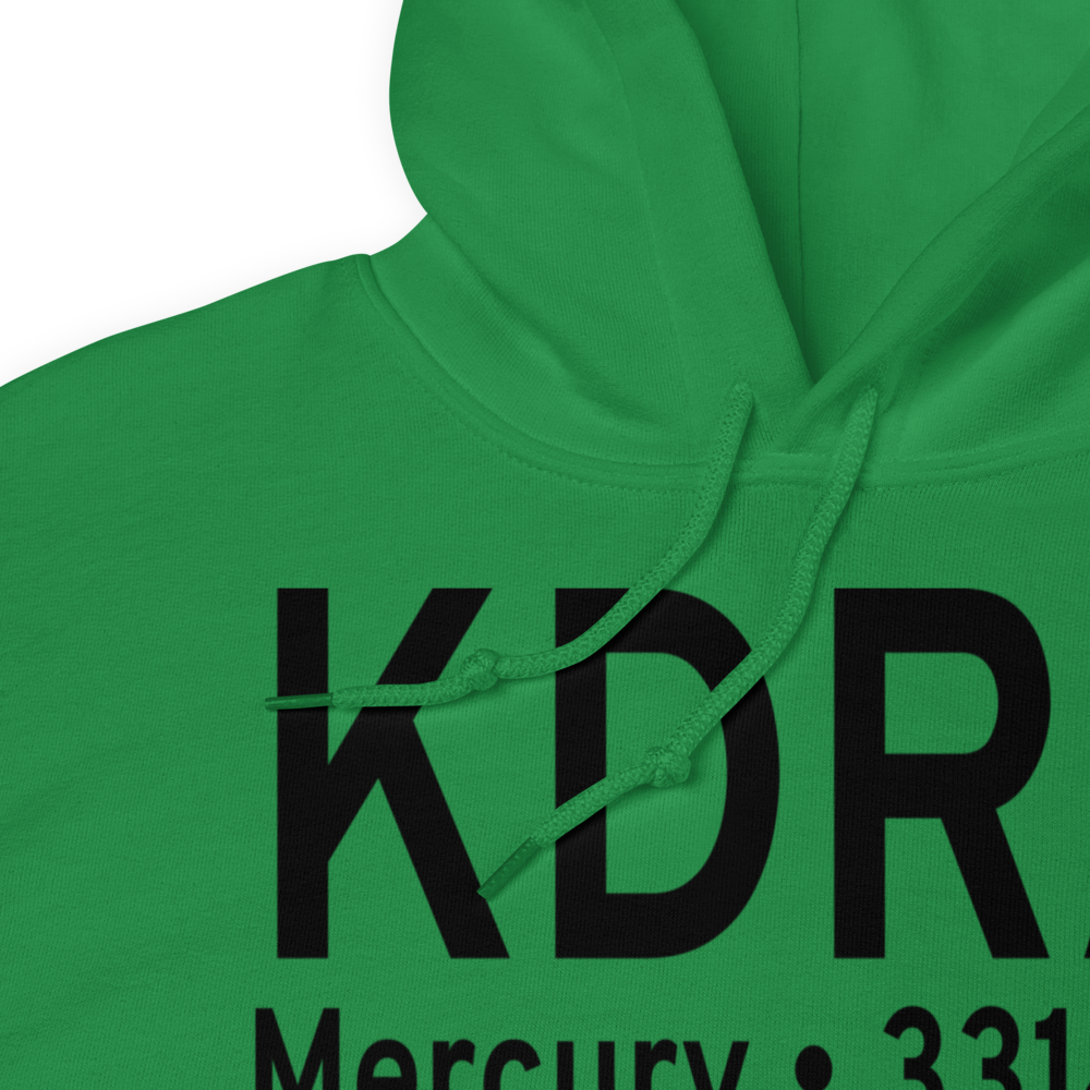 Desert Rock Airport (KDRA) ICAO Hoodie Sweatshirt 
