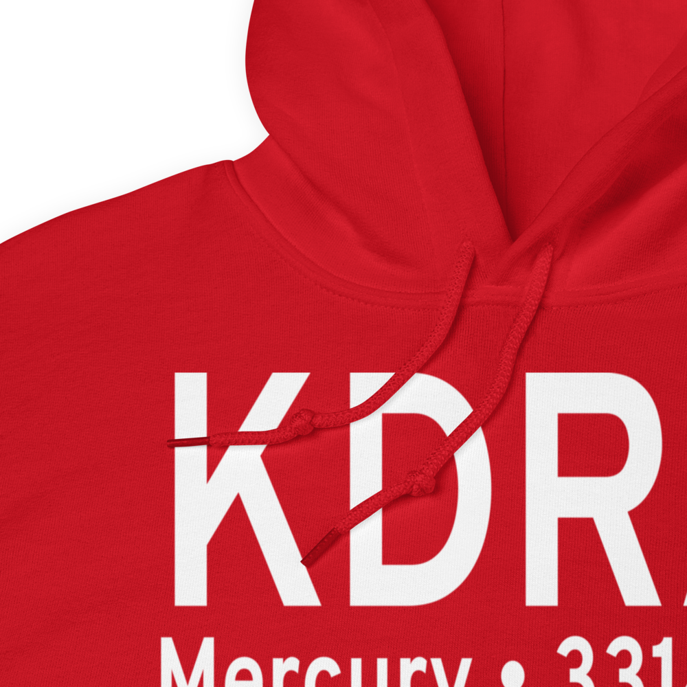 Desert Rock Airport (KDRA) ICAO Hoodie Sweatshirt 