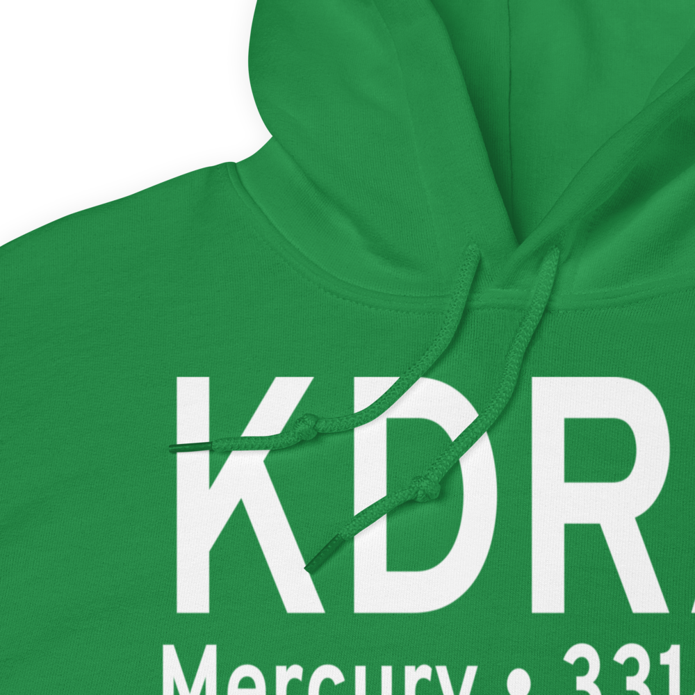 Desert Rock Airport (KDRA) ICAO Hoodie Sweatshirt 