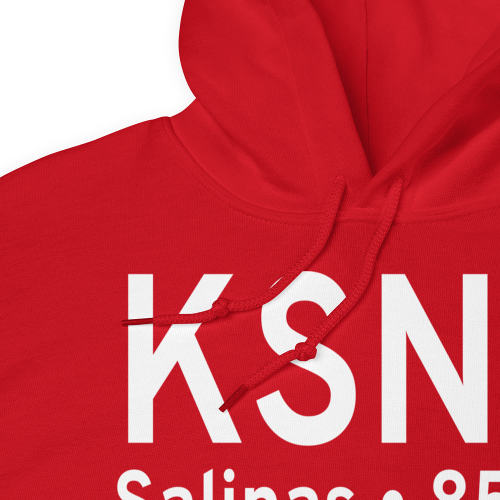 Salinas Municipal Airport (KSNS) ICAO Hoodie Sweatshirt 