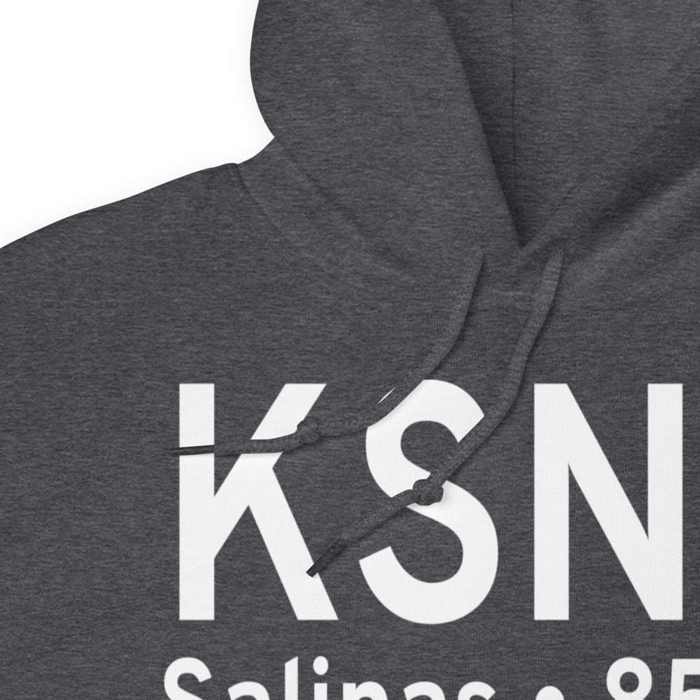 Salinas Municipal Airport (KSNS) ICAO Hoodie Sweatshirt 