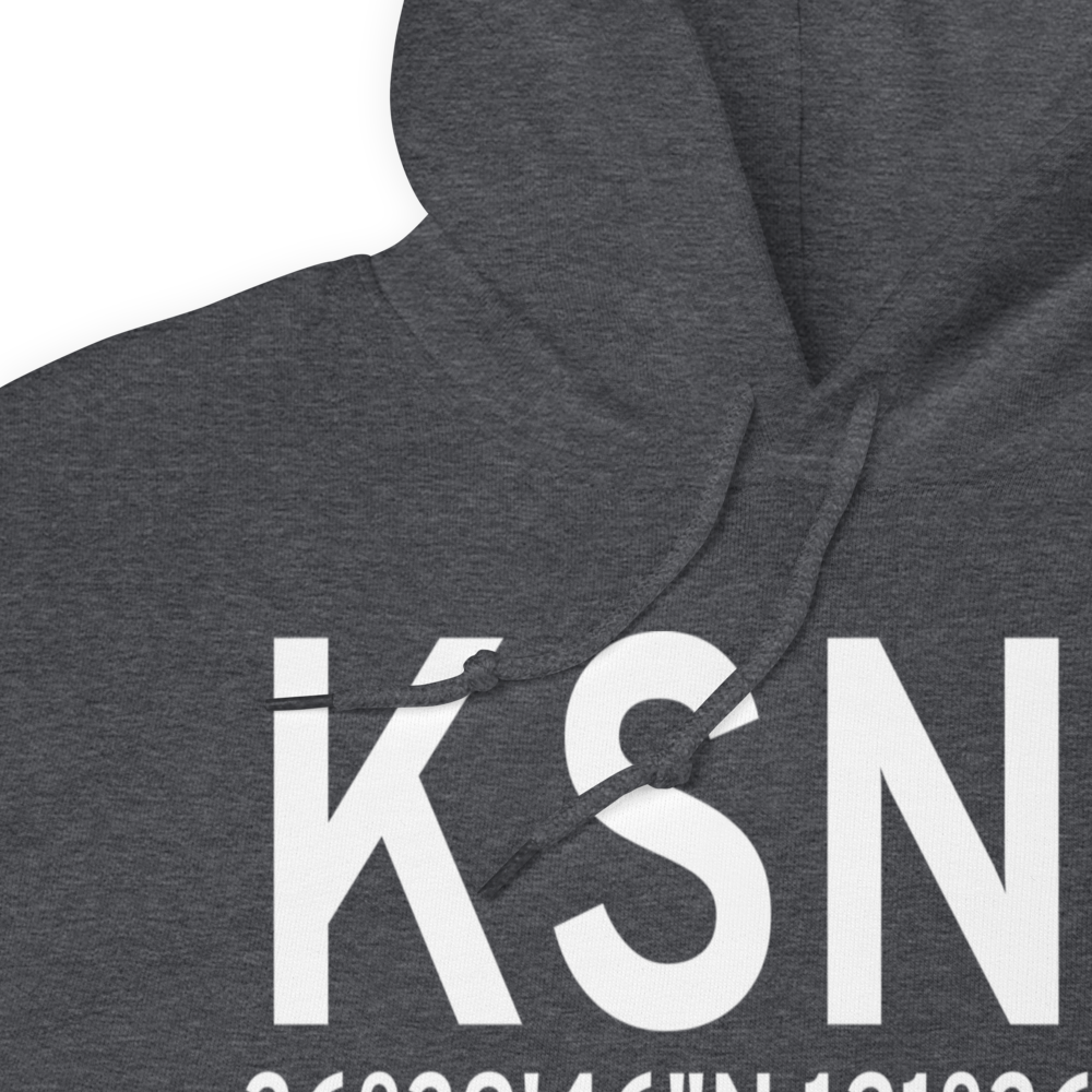 Salinas Municipal Airport (KSNS) ICAO Hoodie Sweatshirt 
