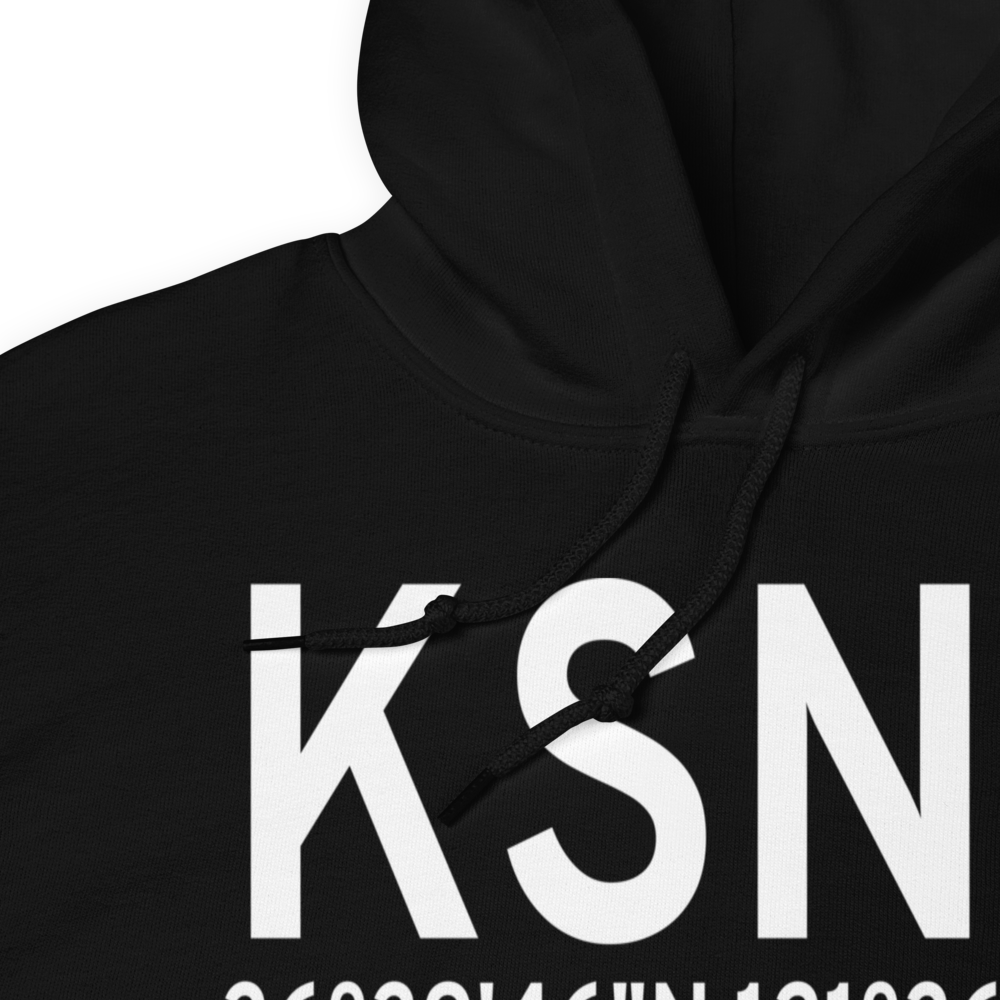 Salinas Municipal Airport (KSNS) ICAO Hoodie Sweatshirt 