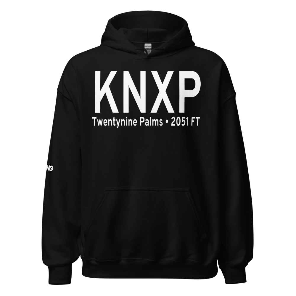 Twentynine Palms (Self) Airport (KNXP) ICAO Hoodie Sweatshirt 