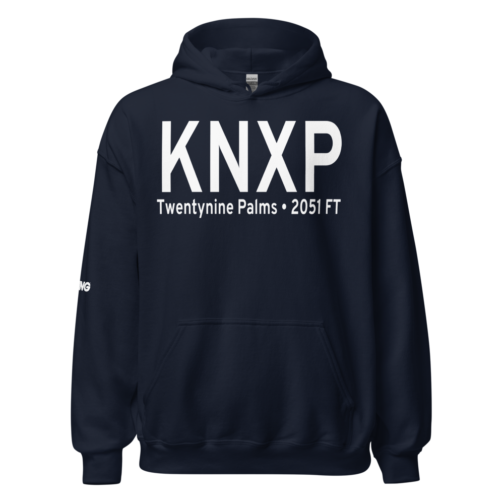 Twentynine Palms (Self) Airport (KNXP) ICAO Hoodie Sweatshirt 