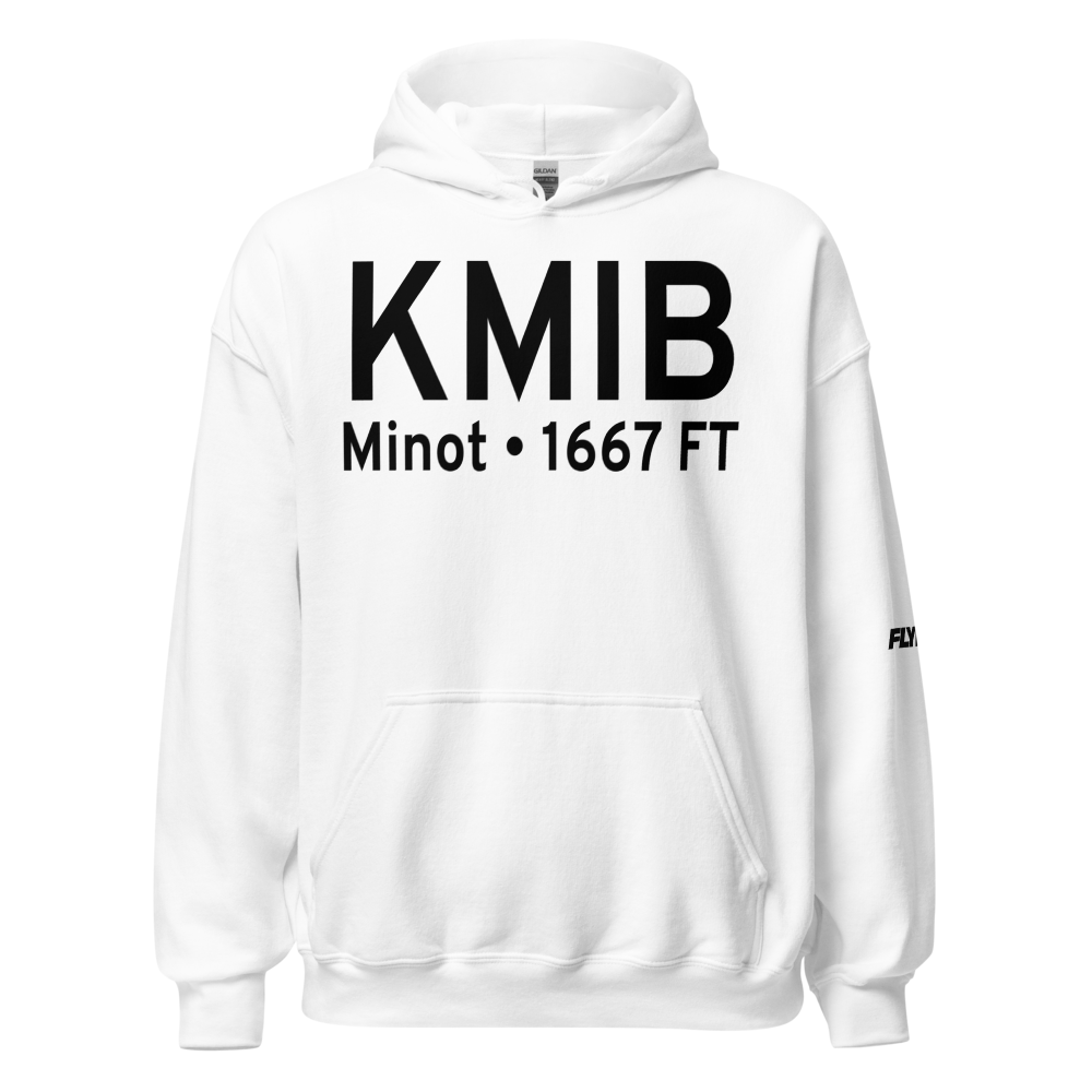 Minot Air Force Base (KMIB) ICAO Hoodie Sweatshirt 