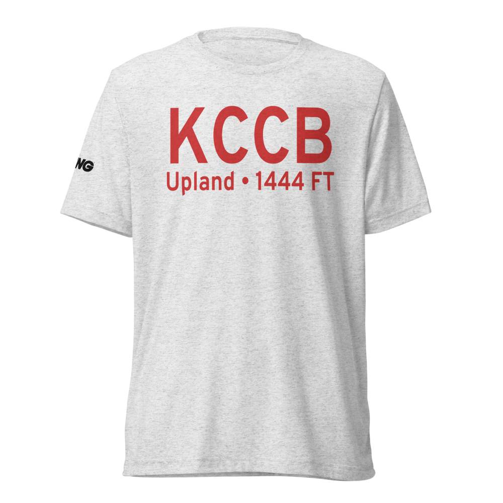 Cable Airport (KCCB) ICAO Tri-blend T-Shirt 