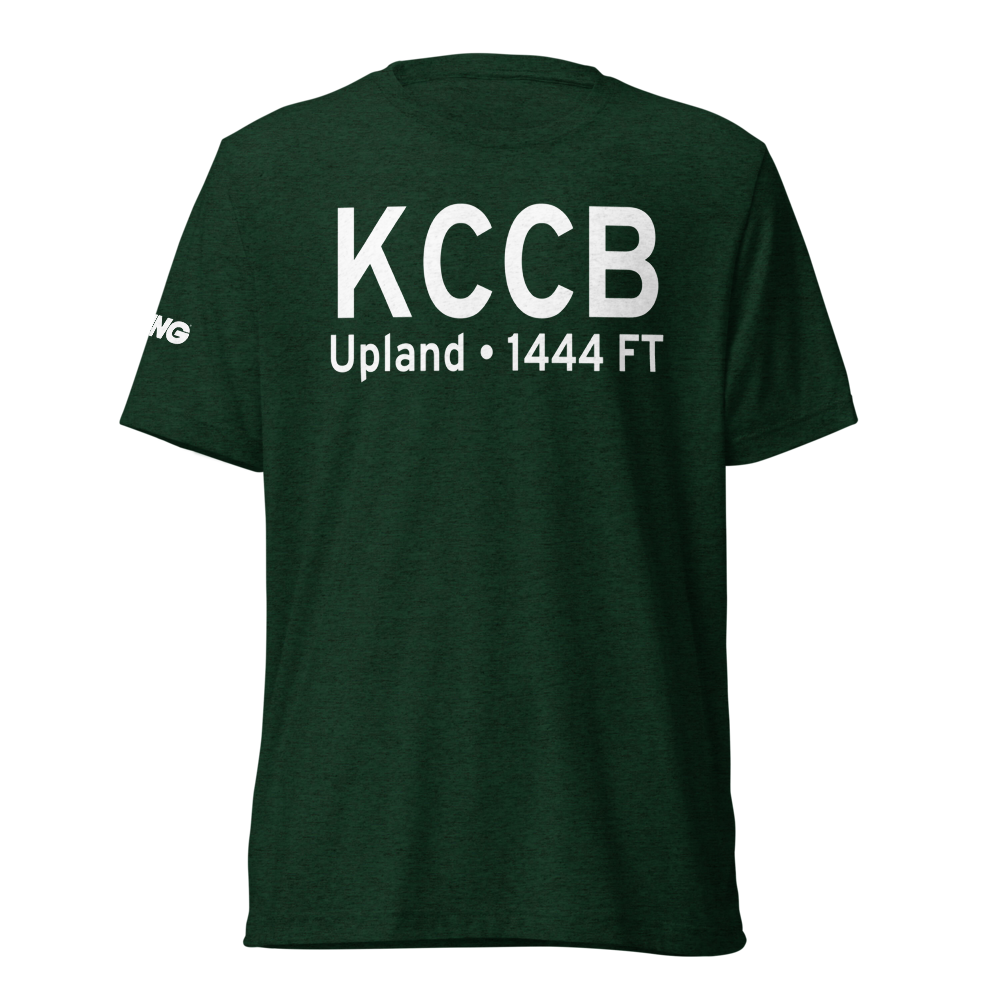 Cable Airport (KCCB) ICAO Tri-blend T-Shirt 