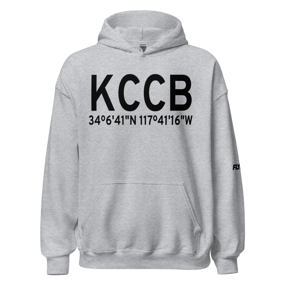Cable Airport (KCCB) ICAO Hoodie Sweatshirt 