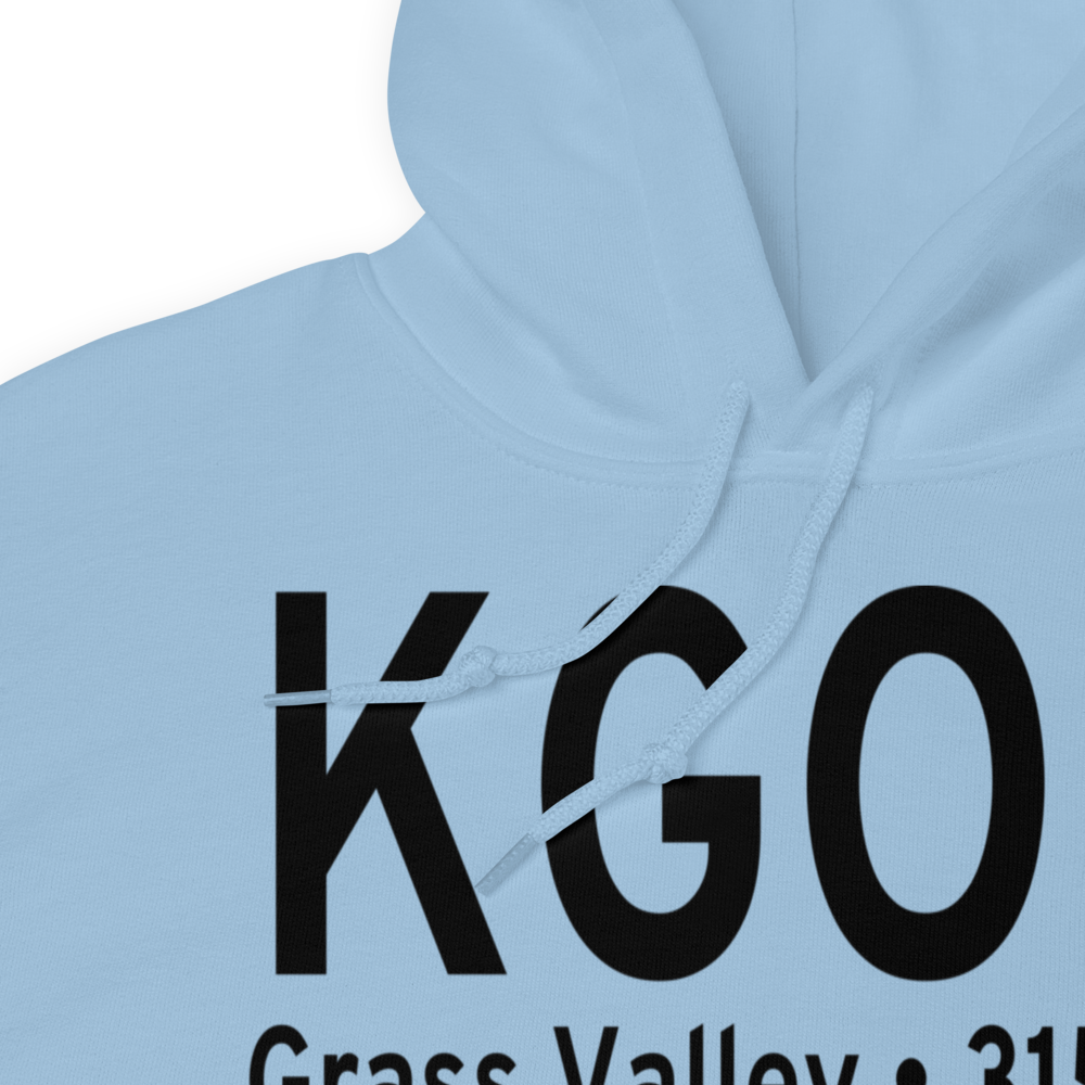 Nevada County Airport (KGOO) ICAO Hoodie Sweatshirt 