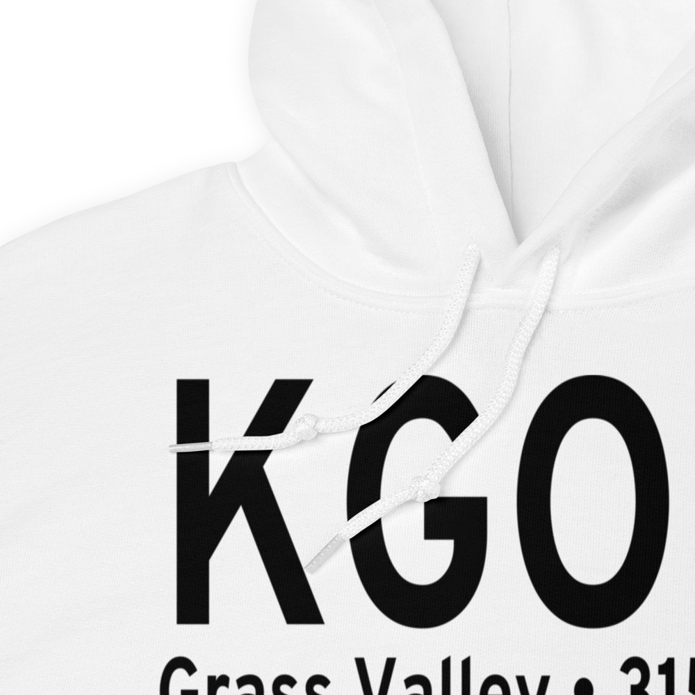 Nevada County Airport (KGOO) ICAO Hoodie Sweatshirt 