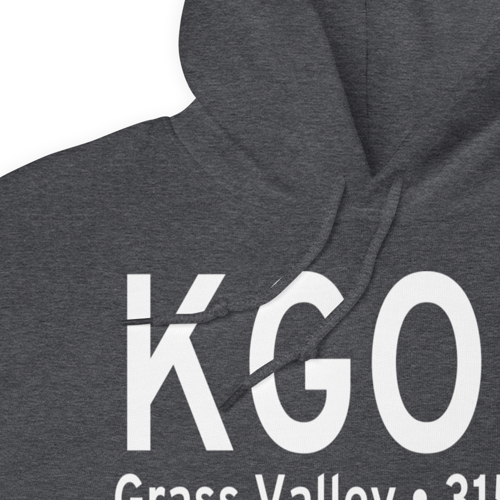 Nevada County Airport (KGOO) ICAO Hoodie Sweatshirt 