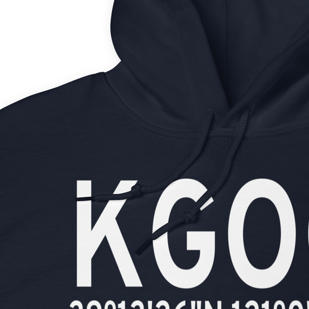 Nevada County Airport (KGOO) ICAO Hoodie Sweatshirt 