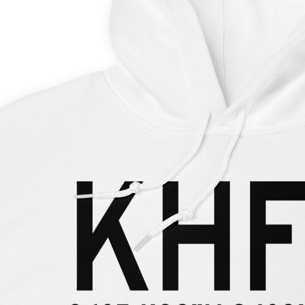 Monett Municipal Airport (KHFJ) ICAO Hoodie Sweatshirt 
