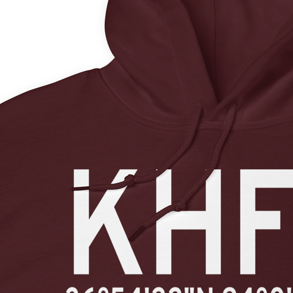 Monett Municipal Airport (KHFJ) ICAO Hoodie Sweatshirt 