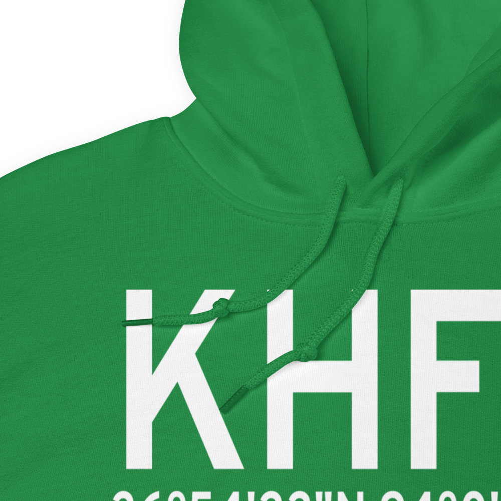 Monett Municipal Airport (KHFJ) ICAO Hoodie Sweatshirt 