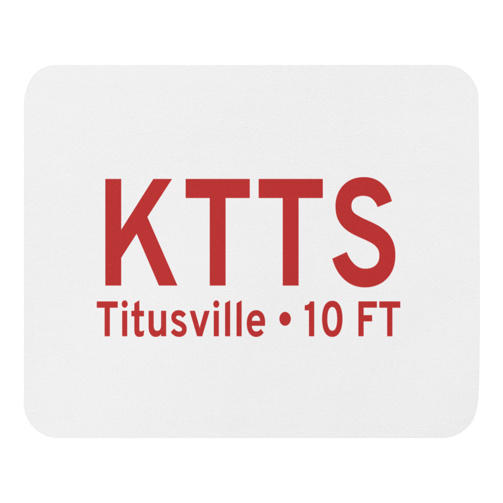 Nasa Shuttle Landing Facility Airport (KTTS) ICAO  Mouse Pad 