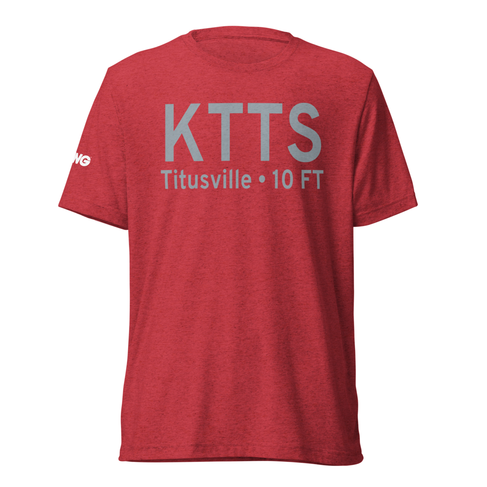 Nasa Shuttle Landing Facility Airport (KTTS) ICAO Tri-blend T-Shirt 