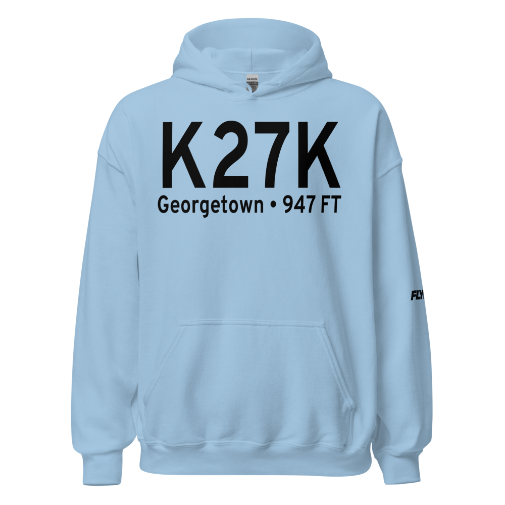 Georgetown-Scott County Regional Airport (K27K) ICAO Hoodie Sweatshirt 