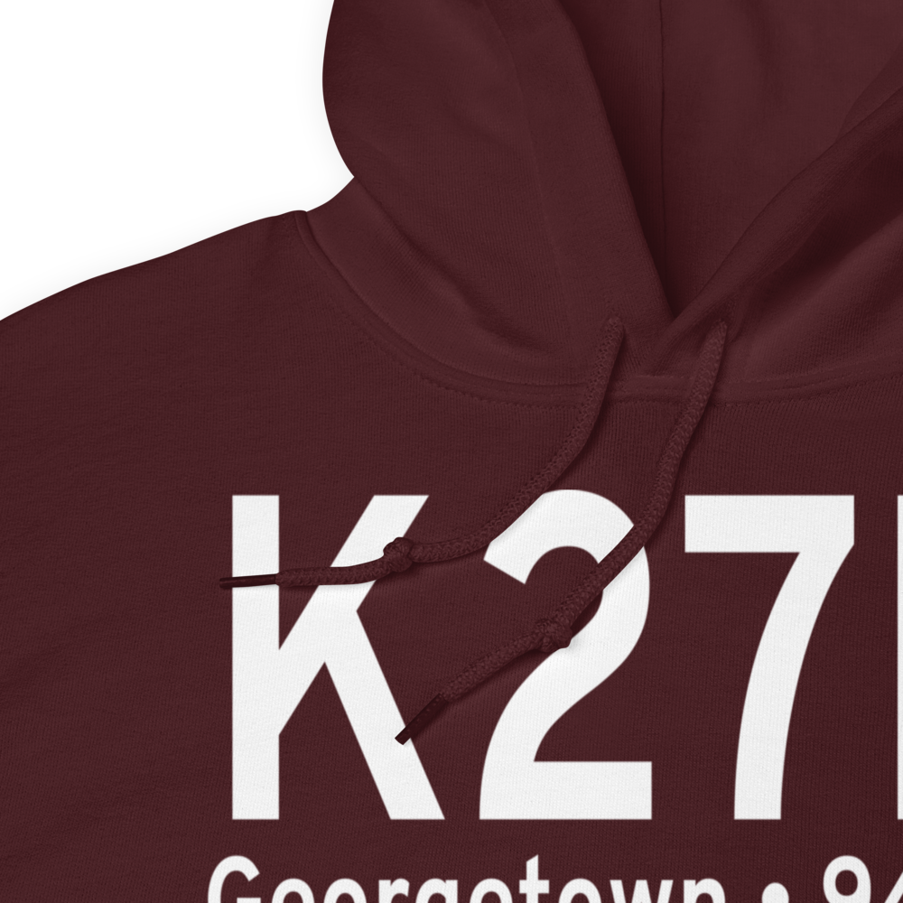 Georgetown-Scott County Regional Airport (K27K) ICAO Hoodie Sweatshirt 