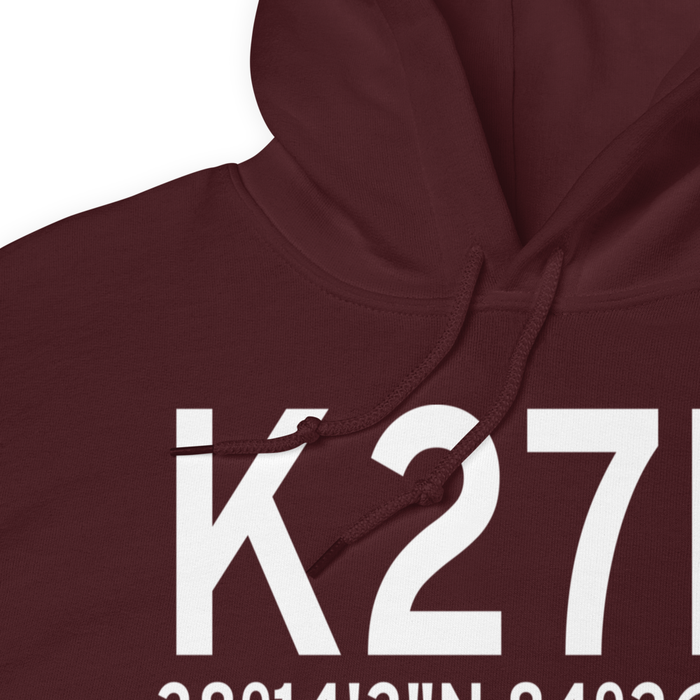 Georgetown-Scott County Regional Airport (K27K) ICAO Hoodie Sweatshirt 