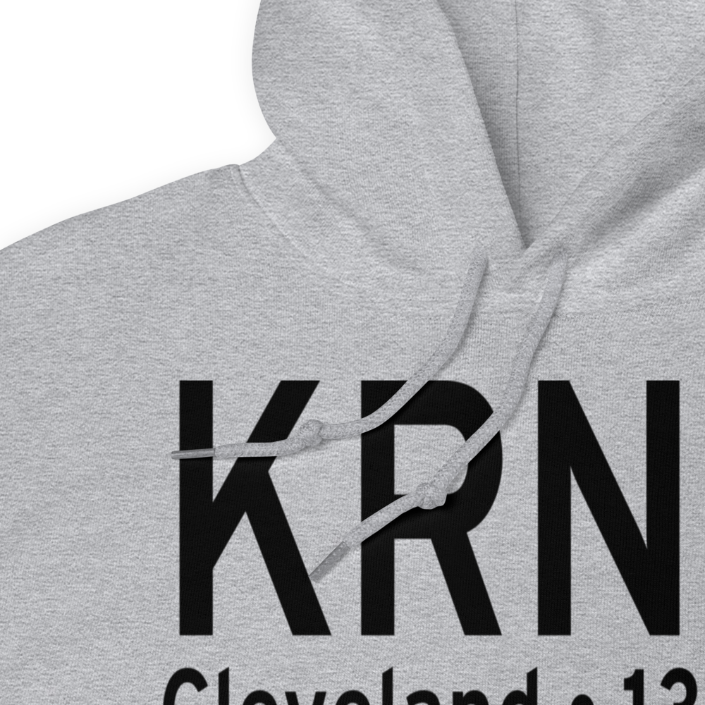 Cleveland Municipal Airport (KRNV) ICAO Hoodie Sweatshirt 