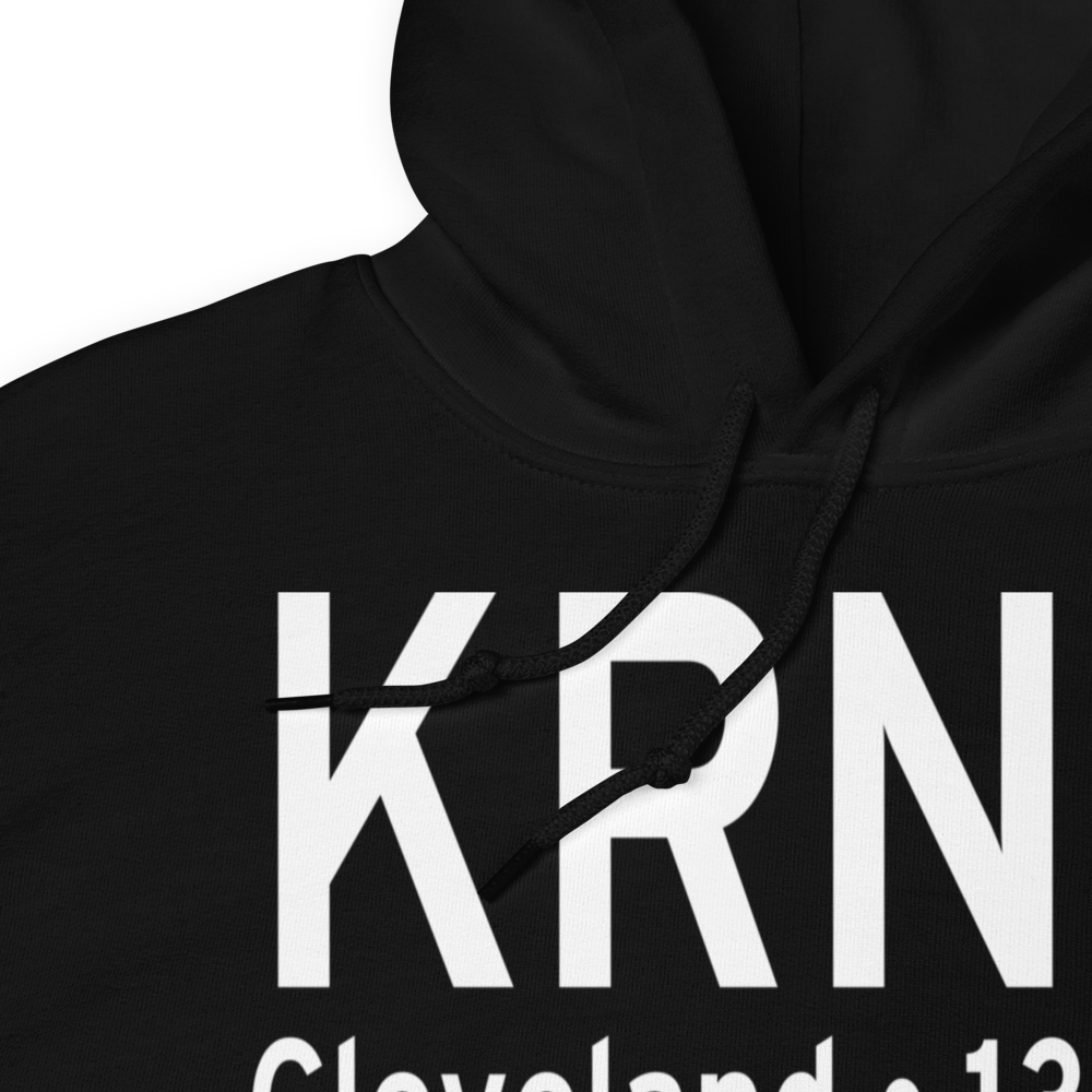 Cleveland Municipal Airport (KRNV) ICAO Hoodie Sweatshirt 