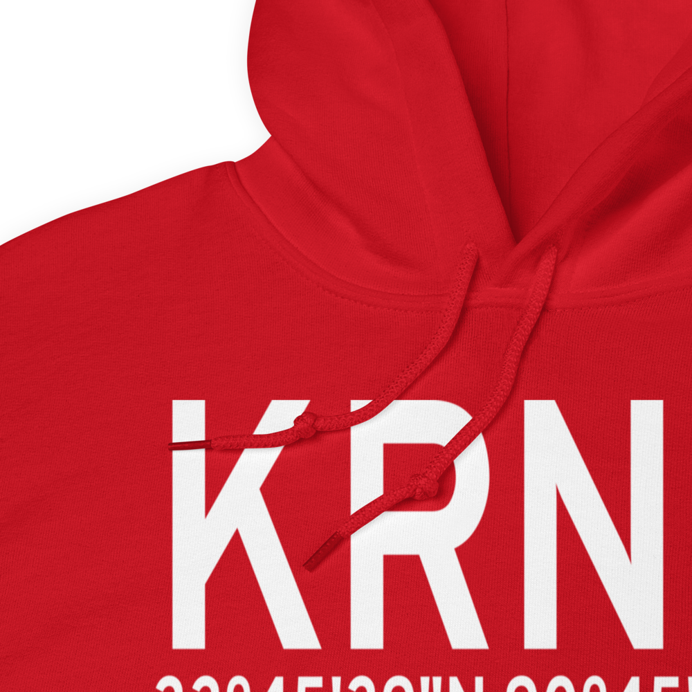 Cleveland Municipal Airport (KRNV) ICAO Hoodie Sweatshirt 