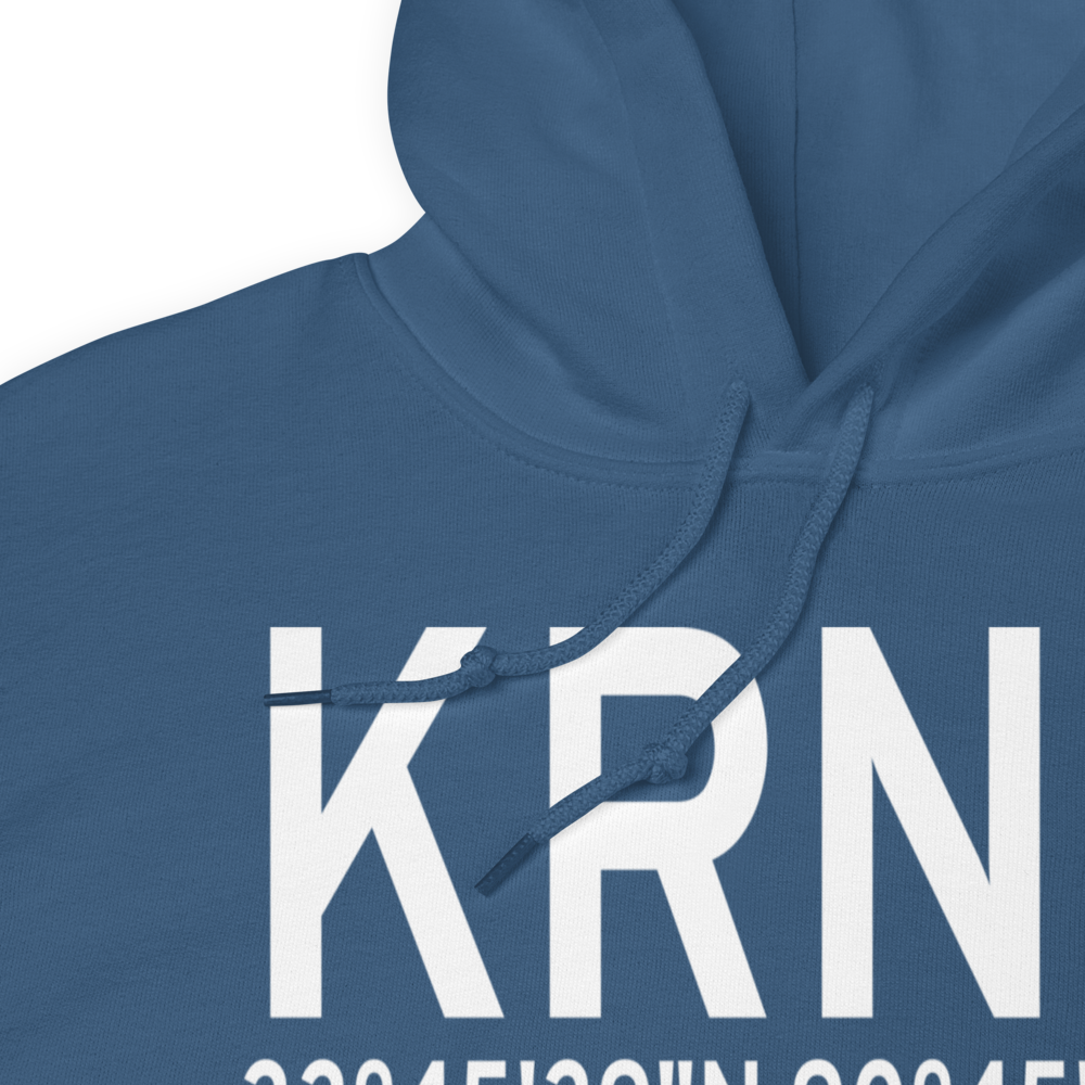 Cleveland Municipal Airport (KRNV) ICAO Hoodie Sweatshirt 