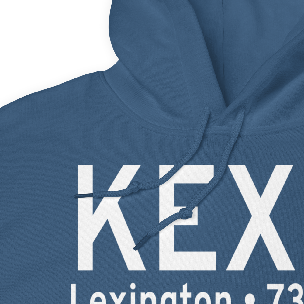 Davidson County Airport (KEXX) ICAO Hoodie Sweatshirt 